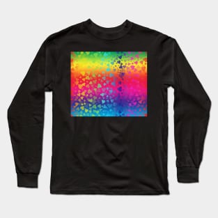 Hearts Colorful Long Sleeve T-Shirt